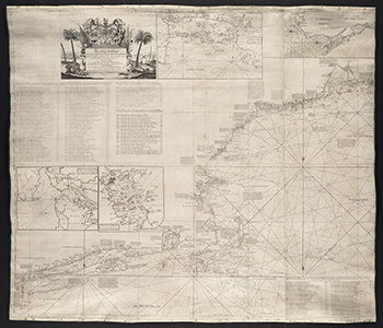 1735 Southack. The Sea Coast from New York to Cape Breton.
