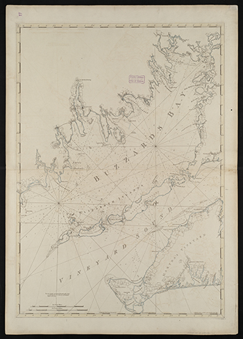 1781 Des Barres. Buzzards Bay and Vineyard Sound (Western Half of Martha’s Vineyard).