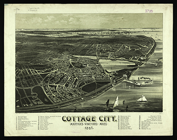 1887 Cottage City Birdseye View.
