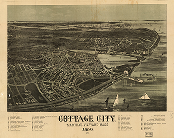 1890 Cottage City Birdseye View.