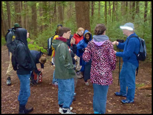 Field Group with researcher