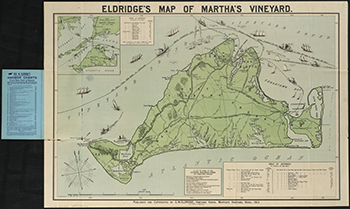 1913 Eldridge. Map of Martha’s Vineyard.