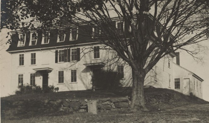 The original Harvard Forest Headquarters. It is now known as the Community House and provides a place for visiting researchers to stay.