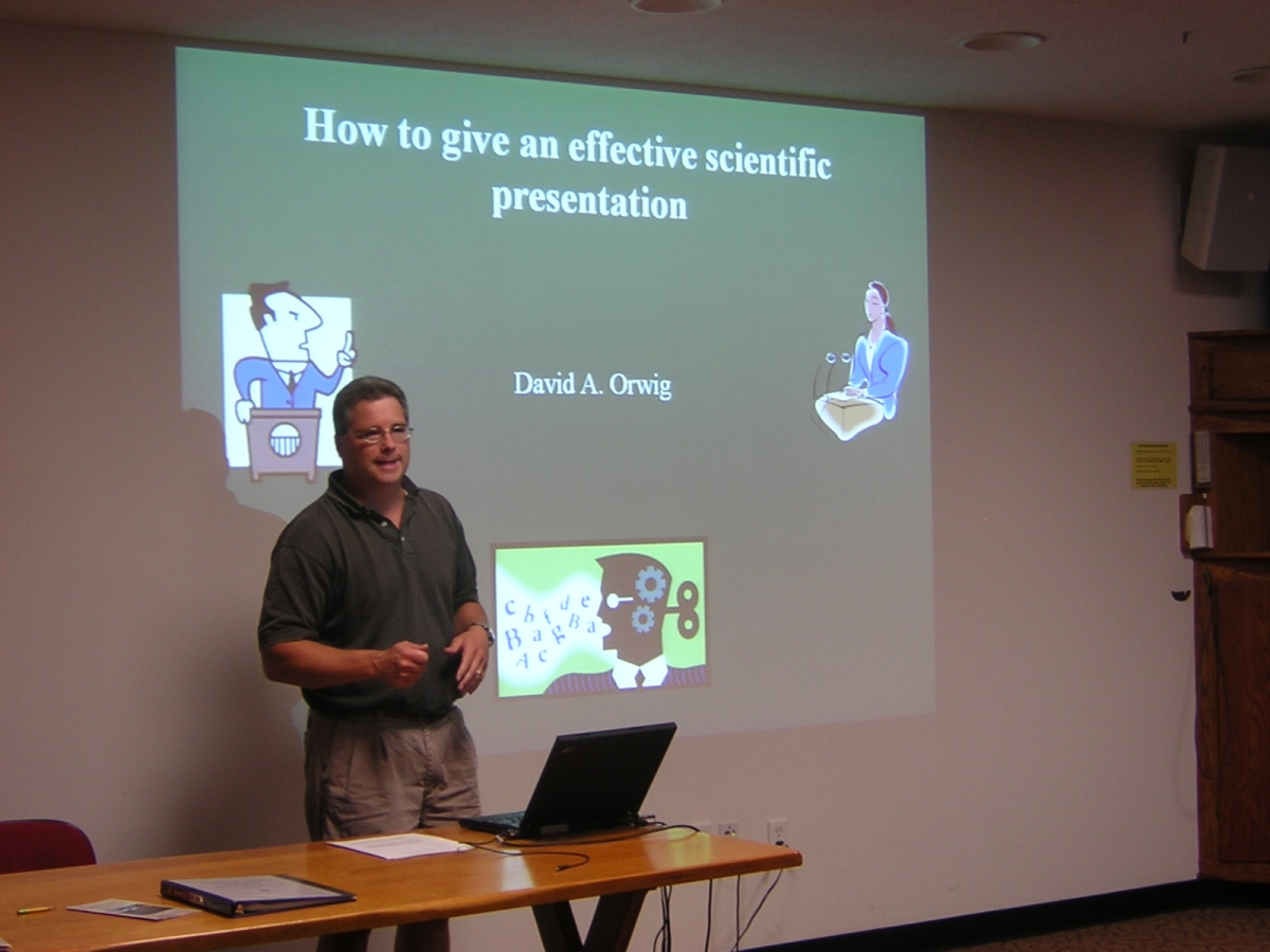 Seminar: Good scientific presentation skills | Harvard Forest