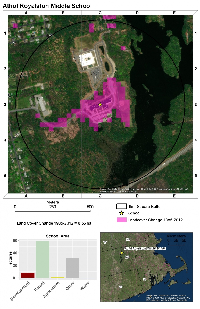 HF Schoolyard Land Use Change Maps | Harvard Forest
