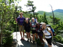 Harvard Forest Summer Research Program group hike