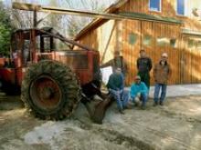 Wood's Crew at the garage