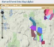 Harvard Forest Data Map 